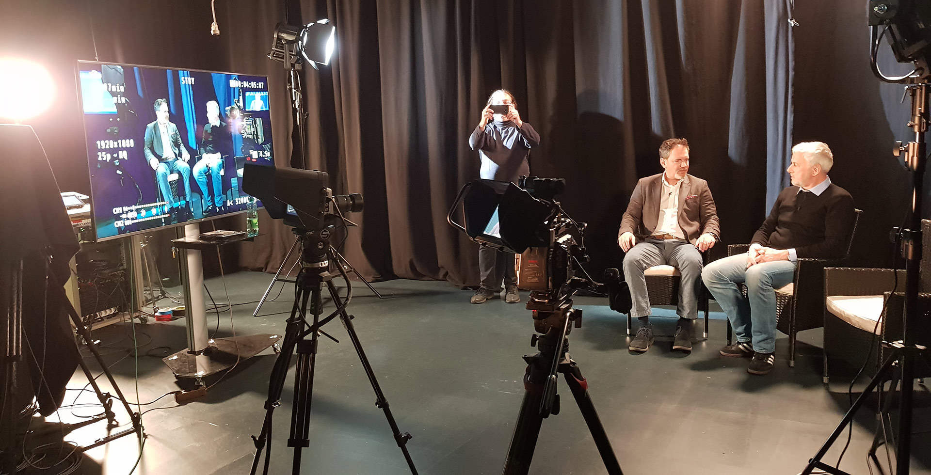 Videoexperte und Filmtrainer Lutz Dieckmann gibt Interview Seminare