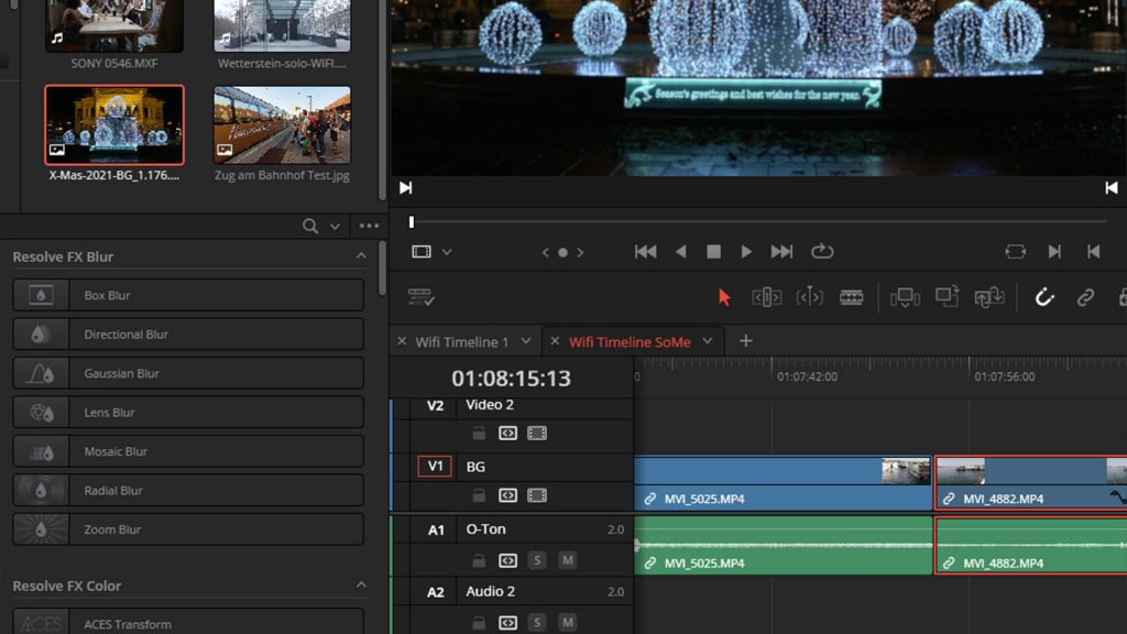 Einführung in DaVinci Resolve mit Seminarleiter Lutz Dieckmann